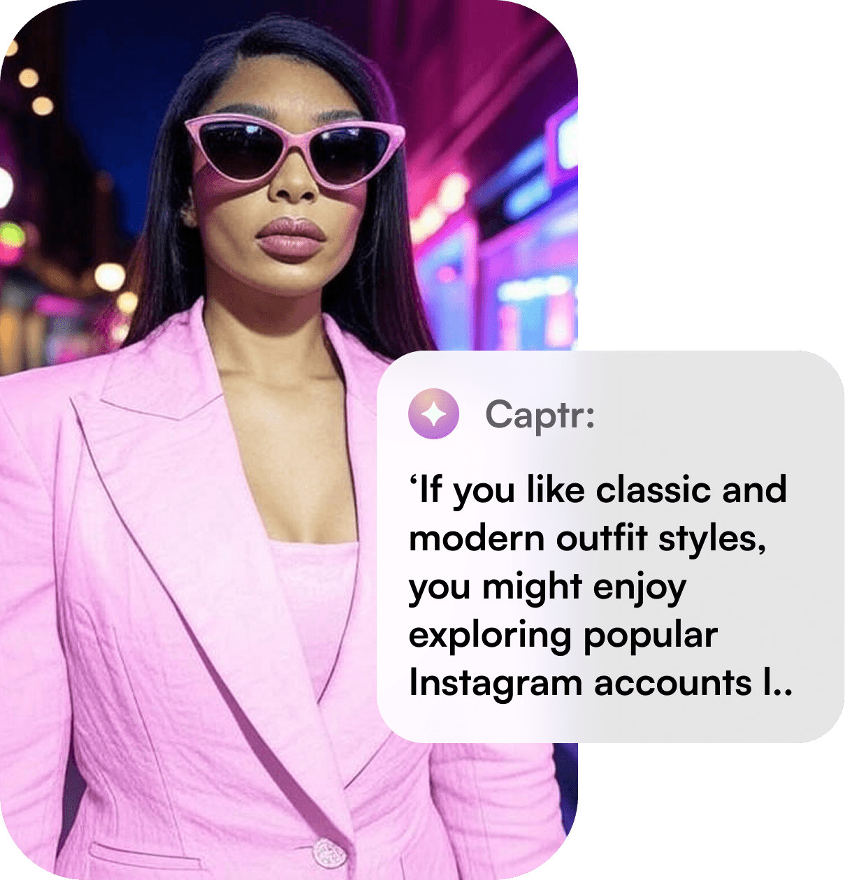 Fashion inspiration with pink outfit