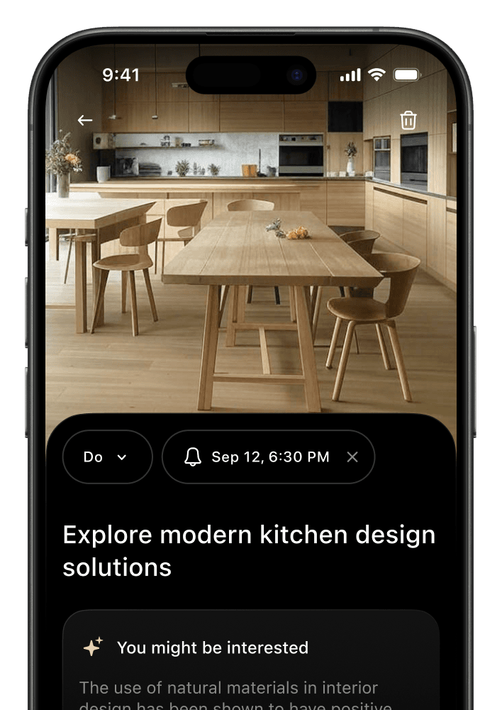 Feature 1: Transform screenshots into actionable tasks